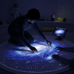 Galaxy Map Floor Puzzle