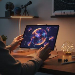 LED Galaxy Puzzle Sphere